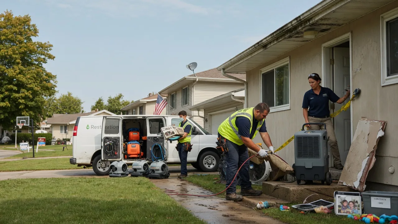 Water Damage Restoration in Thawville, IL near me